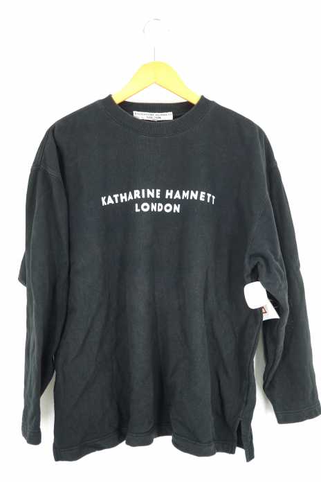 KATHARINE HAMNETT LONDON（キャサリンハムネットロンドン） ロゴプリントスウェット メンズ トップス