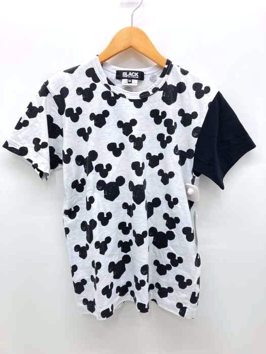 BLACK COMME des GARCONS（ブラックコムデギャルソン） AD2015 キャラクターモチーフ半袖Tシャツ レディース トップス