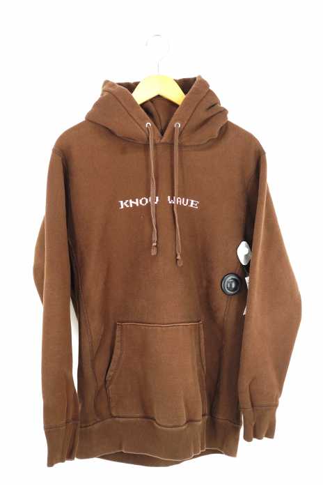 KNOW WAVE（ノーウェーブ） ATM PULL HOOD 刺繍プルオーバーパーカー メンズ トップス