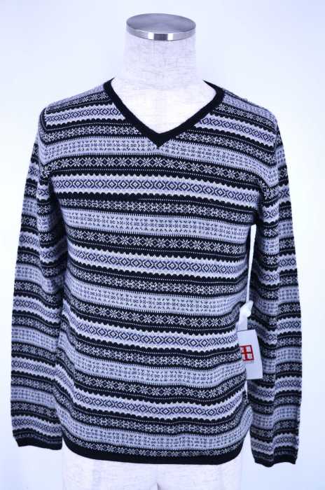 JOURNAL STANDARD （ジャーナルスタンダード） 総柄Vネックニット メンズ トップス