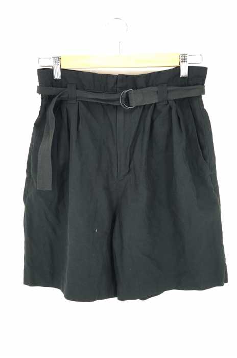 MACPHEE（マカフィー） ベルテッド リネン混ショートパンツ レディース パンツ