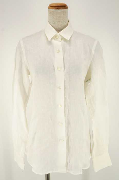 Makers Shirt 鎌倉 （メーカーズシャツカマクラ） リネンボタンシャツ レディース トップス