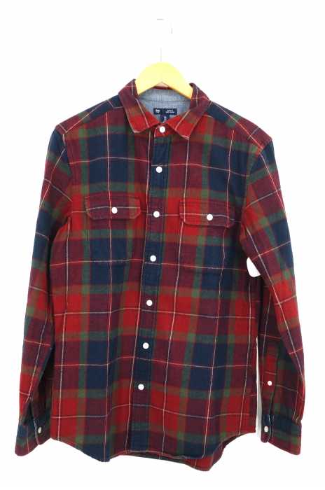 Gap （ギャップ） チェックネルシャツ メンズ トップス