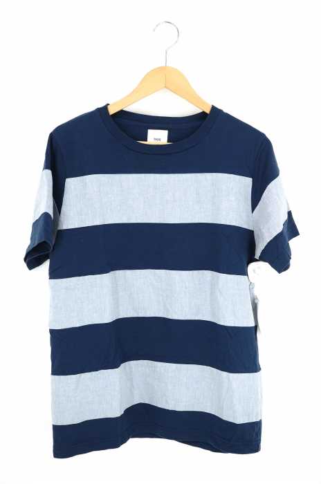 ts(s)（ティーエスエス） 異素材切替 ワイドシルエットボーダーTシャツ メンズ トップス