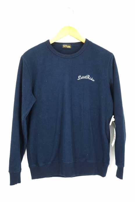 Let it Ride（レットイットライド） 17AW フリース地ロゴ刺繍スウェット メンズ トップス