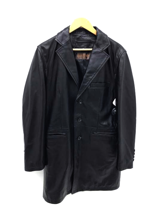 BALMAIN（バルマン） シープレザー チェスターコート メンズ アウター