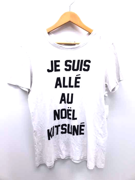 MAISON KITSUNE（メゾンキツネ） プリント クルーネックTシャツ メンズ トップス