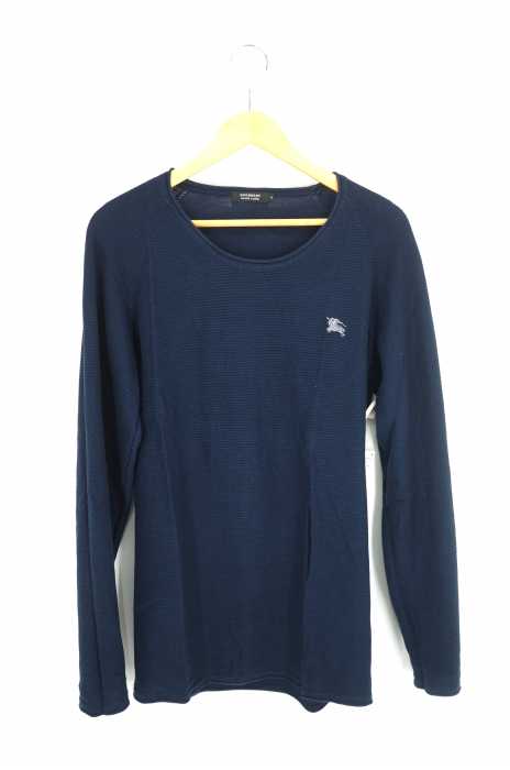 BURBERRY BLACK LABEL （バーバリーブラックレーベル） Uネックラグランスリーブカットソー メンズ トップス
