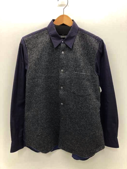 COMME des GARCONS SHIRT（コムデギャルソンシャツ） 90s フロントパネル切替チェックシャツ メンズ トップス