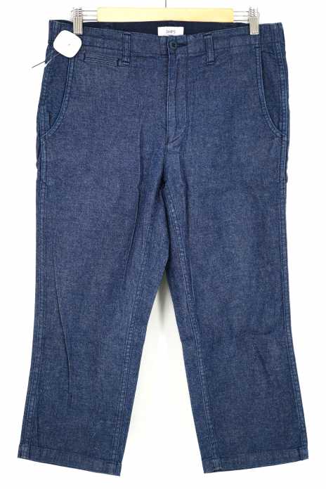 SHIPS (シップス) 15SS ストレッチ ライト デニム クロップドパンツ メンズ パンツ