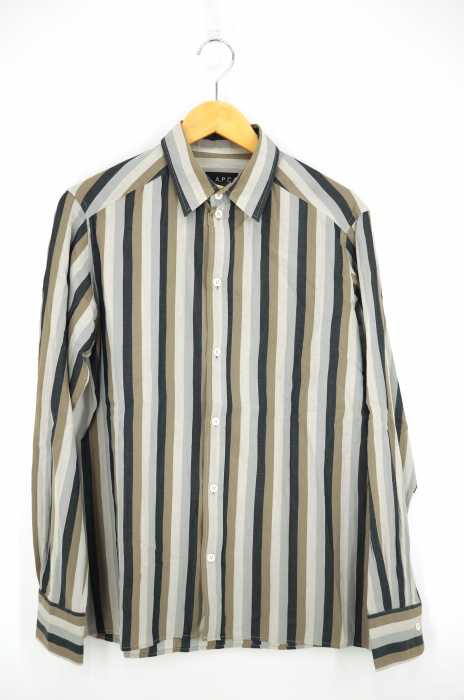 A.P.C. （アーペーセー） コットンストライプシャツ メンズ トップス