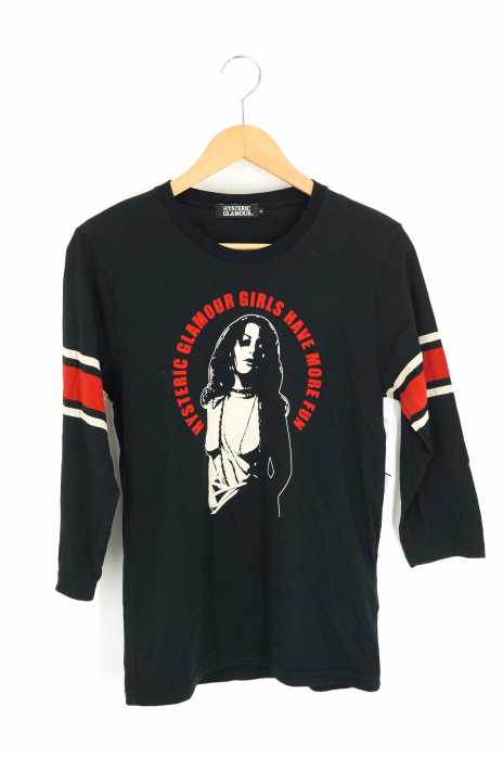 HYSTERIC GLAMOUR (ヒステリックグラマー) CIRLS HAVE MORE FUN pt T-SH ガールプリント メンズ トップス