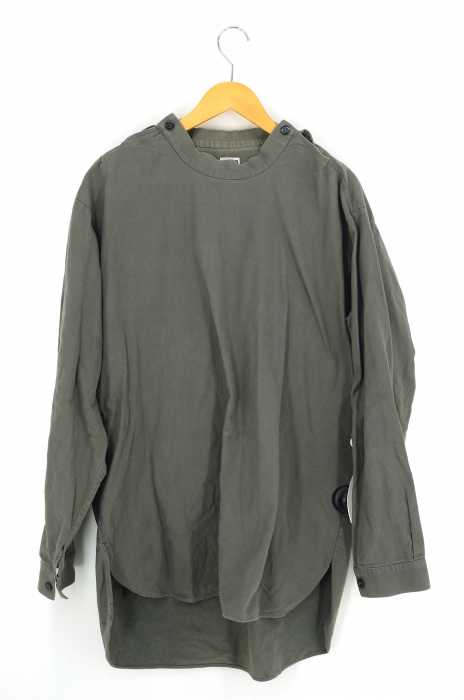 USED古着  （ユーズドフルギ） フィンランド軍ミリタリーシャツ メンズ トップス