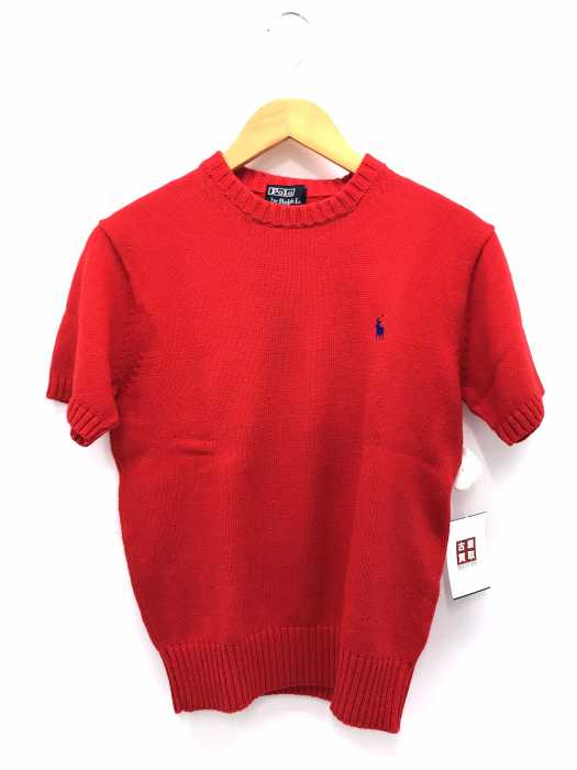 Polo by RALPH LAUREN（ポロバイラルフローレン） ポニー刺繍ハーフスリーブニット レディース トップス