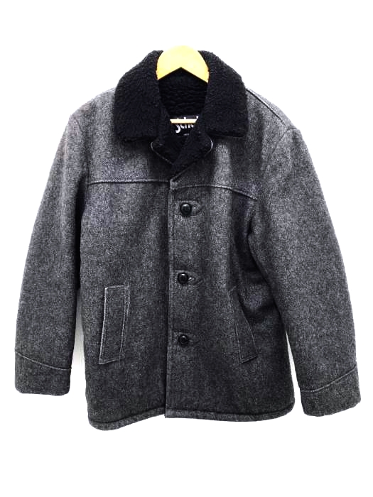 Schott（ショット） 裏ボア ウールランチコート 胡桃ボタン メンズ アウター