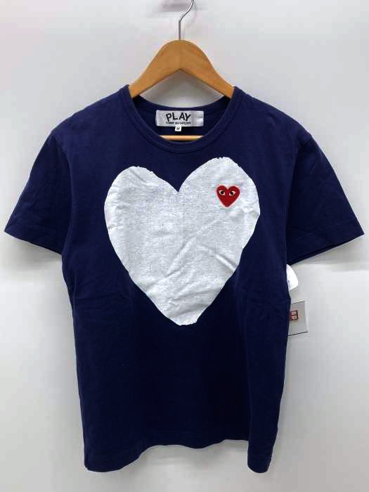PLAY COMME des GARCONS（プレイコムデギャルソン） AD2012 ハートペイントワッペン半袖Tシャツ レディース トップス