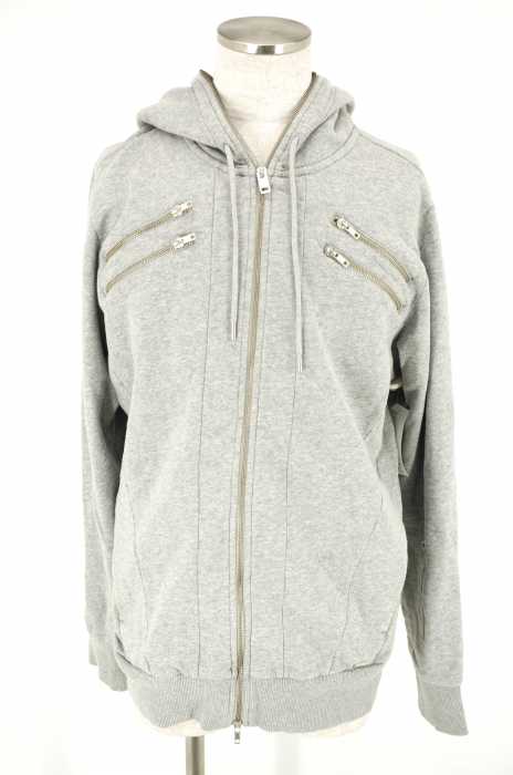 DIESEL （ディーゼル） デザイン裏起毛ジップパーカー メンズ トップス