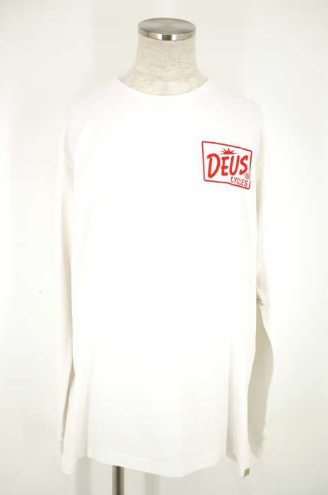 Deus Ex Machina （デウスエクスマキナ） CYCLE WORKS LS TEE アームプリントカットソー メンズ トップス