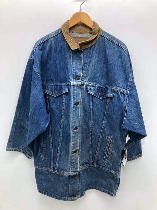 Levi‘s(リーバイス) 90s USA製 デカパッチ ロングデニムジャケット メンズ アウター