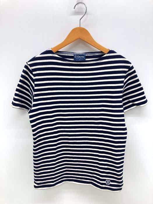 ORCIVAL（オーチバル） ボートネックボーダーTシャツ レディース トップス