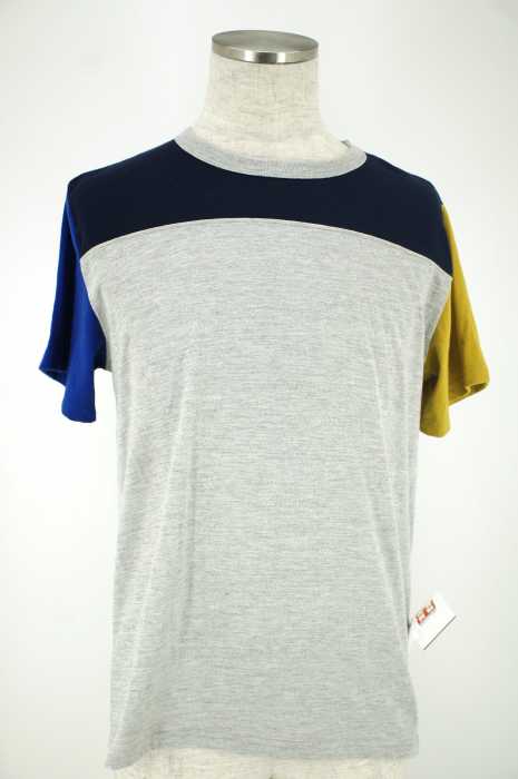 go slow caravan （） クレイジーカラークルーネックTシャツ メンズ トップス