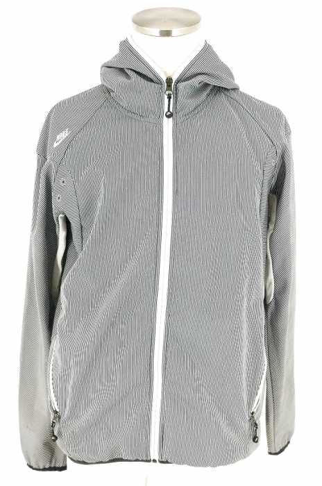NIKE SPORTSWEAR (ナイキ) ストライプジップアップナイロンジャケット メンズ アウター