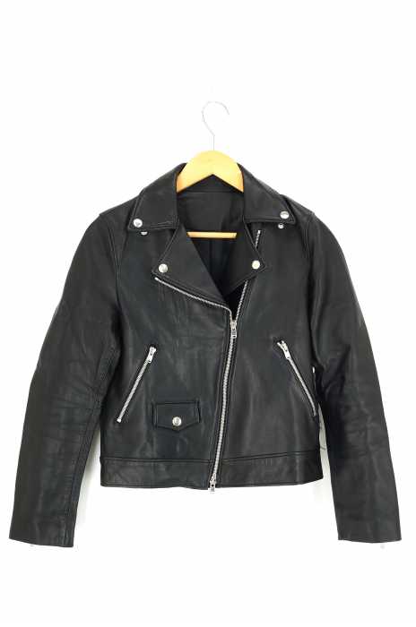 LIDnM(リドム) シープレザーシングルライダースジャケット レディース アウター