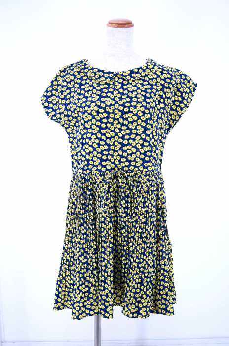 Ray Beams レイビームス 花柄プリーツワンピース レディース ワンピース ブランド古着買取販売バズストア