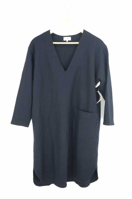 le glazik （ルグラジック） WOOL SMOOTH Vネック ワイドワンピース レディース ワンピース