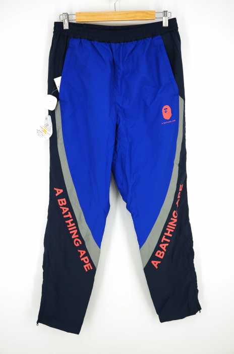 A BATHING APE(アベイシングエイプ) ロゴプリント トラックパンツ メンズ パンツ