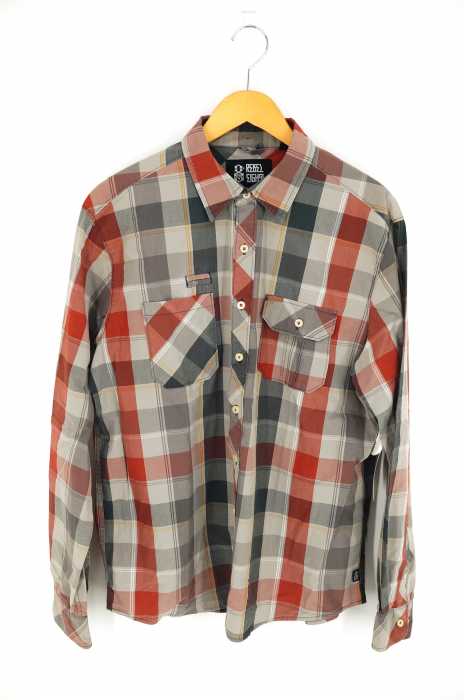 REBEL EIGHT（） コットンチェックシャツ メンズ トップス