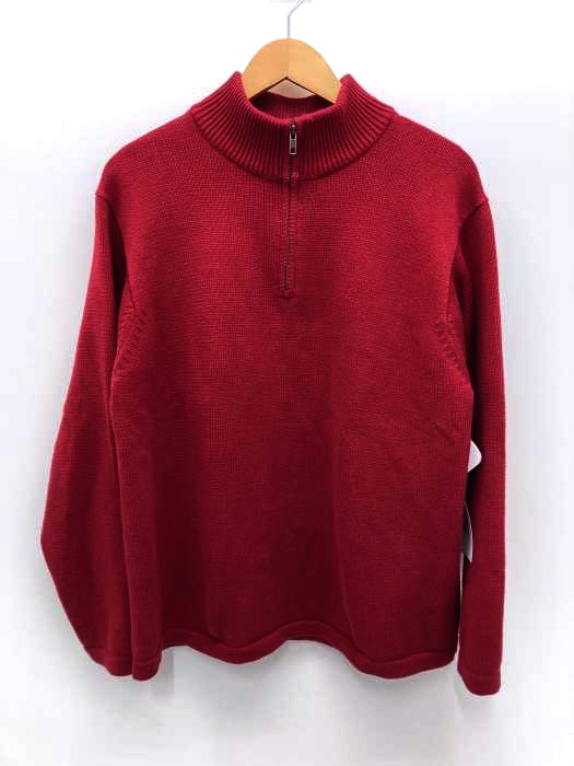 L.L.Bean(エルエルビーン) 90s ハーフジップコットンニット メンズ トップス