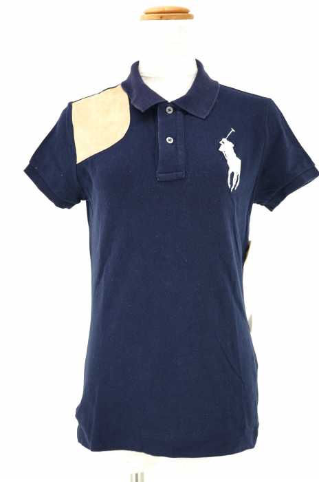 RALPH LAUREN SPORT (ラルフローレンスポーツ) ビッグポニーショルダーパッチポロシャツ レディース トップス