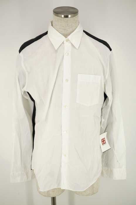 COMME des GARCONS HOMME DEUX (コムデギャルソンオムドゥ) AD2012切替ボタンシャツ メンズ トップス