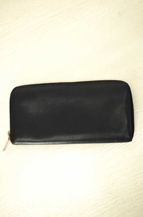 SAINT LAURENT PARIS （サンローランパリ） ラウンドジップレザーウォレット 長財布 メンズ 財布・ケース