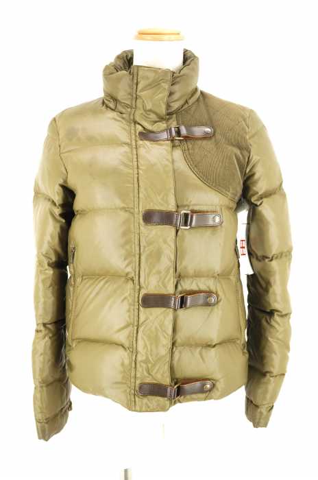 TOMMY HILFIGER （トミーヒルフィガー） ボタンベルトデザイン ダウンジャケット レディース アウター