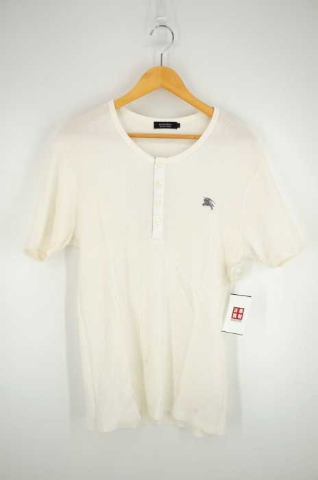 BURBERRY BLACK LABEL (バーバリーブラックレーベル) ヘンリーネックサーマルTシャツ メンズ トップス