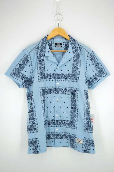 TMT（ティーエムティー） BANDANA EMBROIDERY S/SL SHIRTS メンズ トップス