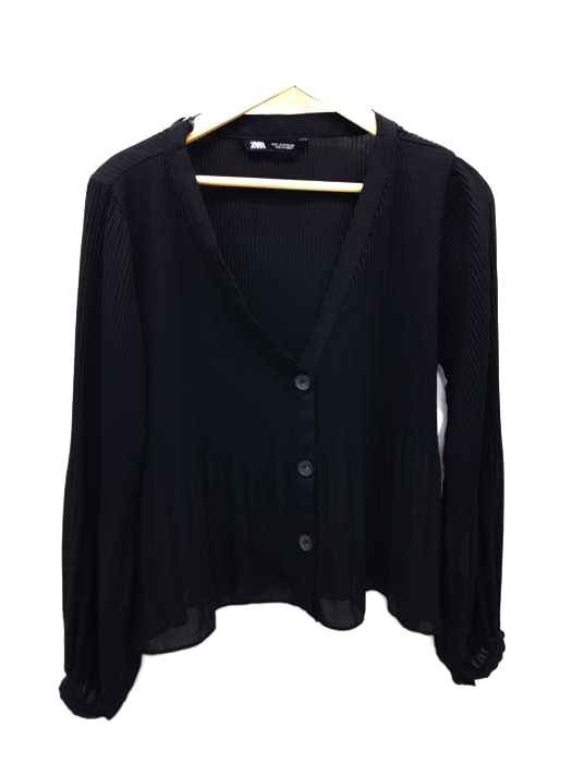 ZARA(ザラ) プリーツカーディガン レディース トップス