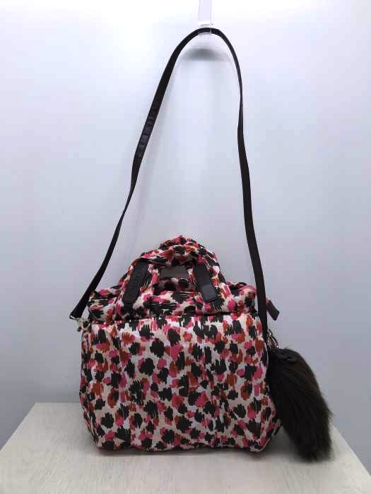 SEE BY CHLOE（シーバイクロエ） 2WAY チャーム付き総柄ナイロンハンドバッグ レディース バッグ