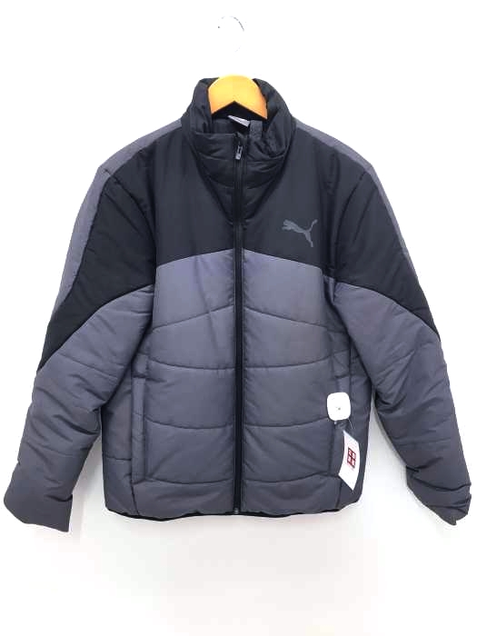 PUMA（プーマ） ロゴプリント 中綿ジャケット メンズ アウター