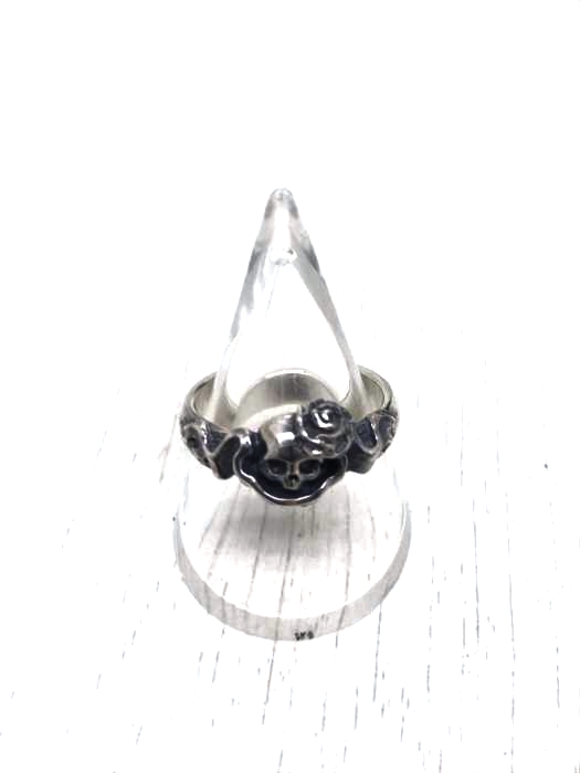 USED古着（ユーズドフルギ） スカルローズ リング メンズ アクセサリー