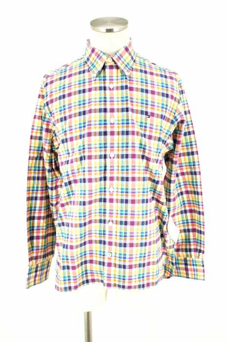 TOMMY HILFIGER （トミーヒルフィガー） チェック柄ボタンダウンシャツ メンズ トップス