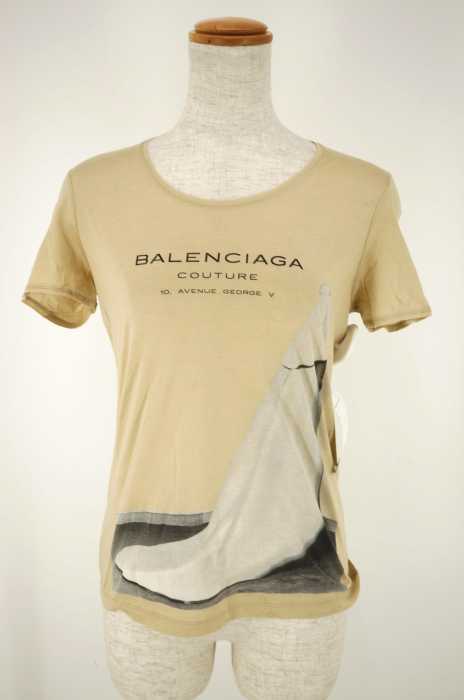 BALENCIAGA. T'S(バレンシアガ) コットンプリントシャツ レディース トップス