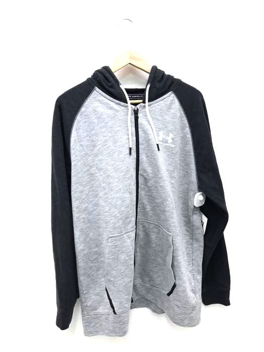 UNDER ARMOUR（アンダーアーマー） ロゴプリントジップパーカー メンズ トップス
