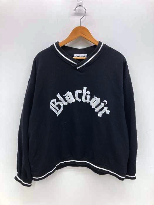 BLACKAIR(ブラックエア) Vネック刺繍スウェット メンズ トップス
