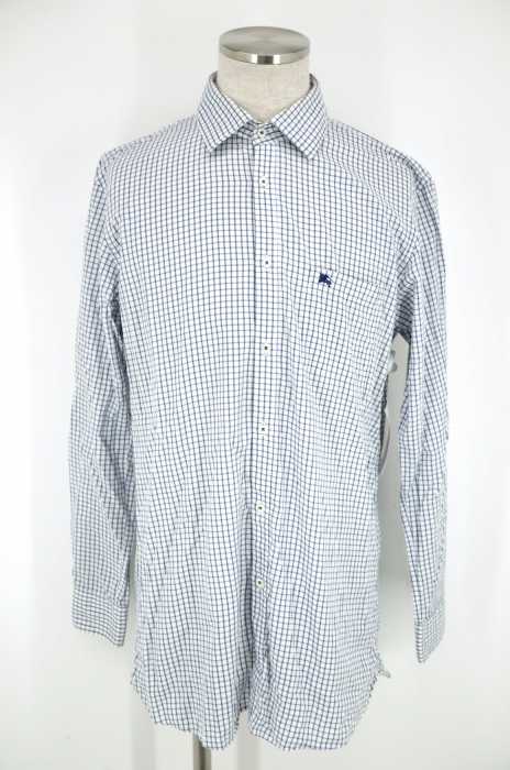 BURBERRY BLACK LABEL (バーバリーブラックレーベル) コットンチェックシャツ メンズ トップス