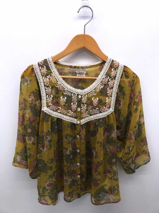 ne Quittez pas（ヌキテパ） 花柄シースルーブラウス レディース トップス