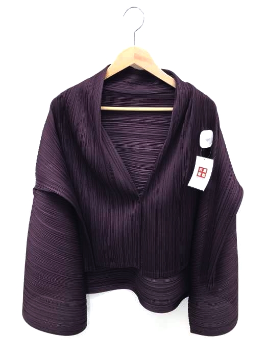PLEATS PLEASE ISSEY MIYAKE（プリーツプリーズイッセイミヤケ） プリーツカーディガン レディース トップス