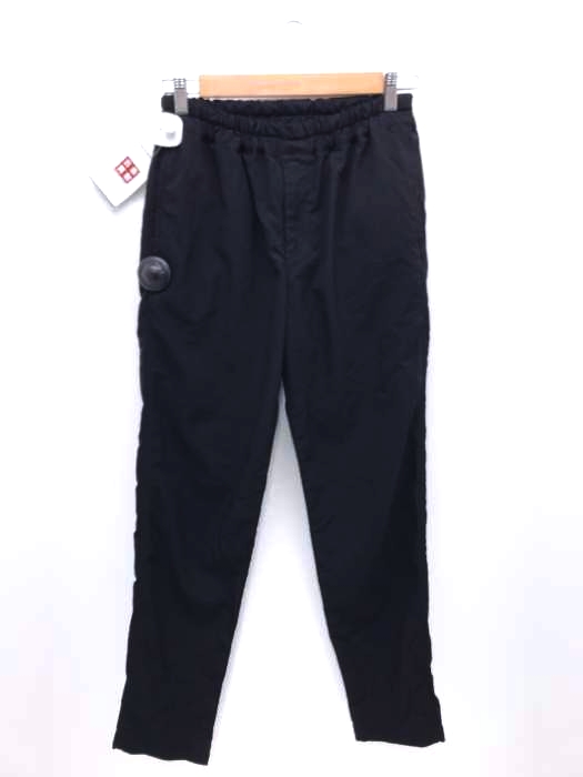 BLACK COMME des GARCONS(ブラックコムデギャルソン) AD2017 製品洗い加工エステルイージーパンツ メンズ パンツ
